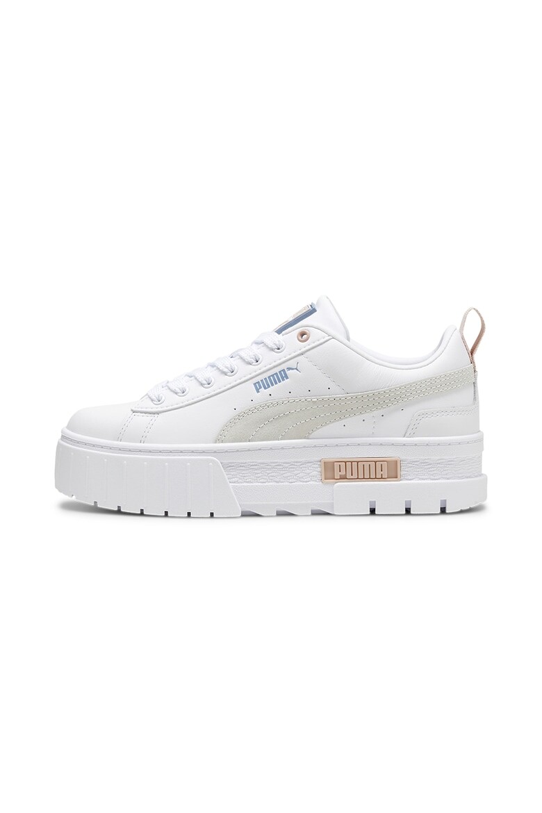 

Замшевые кроссовки Mayze на плоской платформе Puma, белый