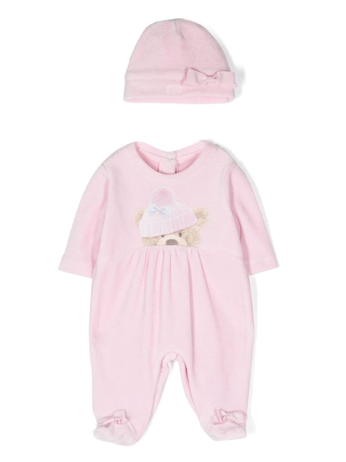

Lapin House комплект из комбинезона и шапки с бантом, розовый