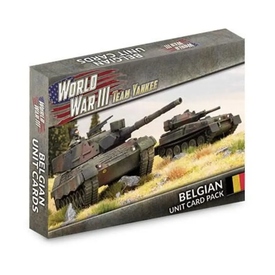 

Карты бельгийских отрядов, Team Yankee - World War III - Core & Assorted