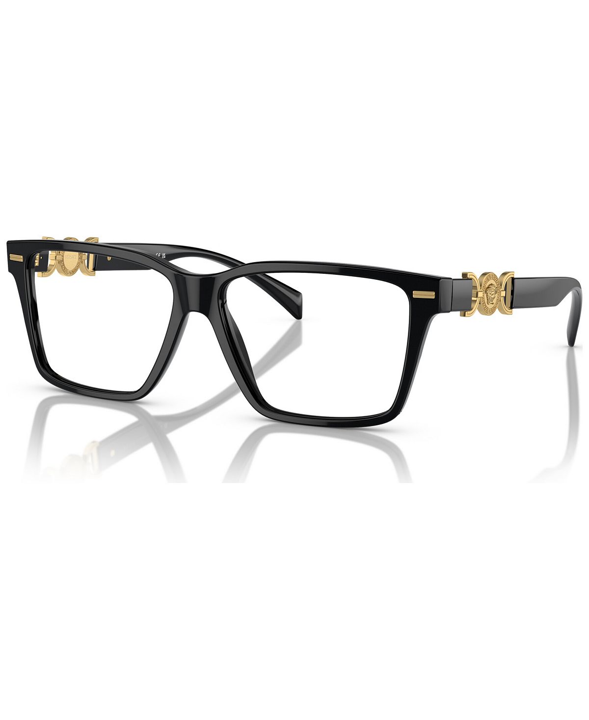 цена Женские прямоугольные очки, VE3335 54 Versace, черный