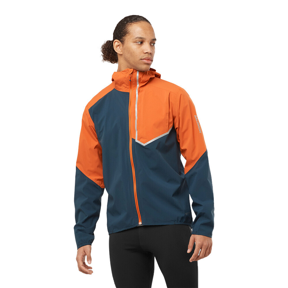 

Куртка Salomon Bonatti Trail Waterproof Running, оранжевый