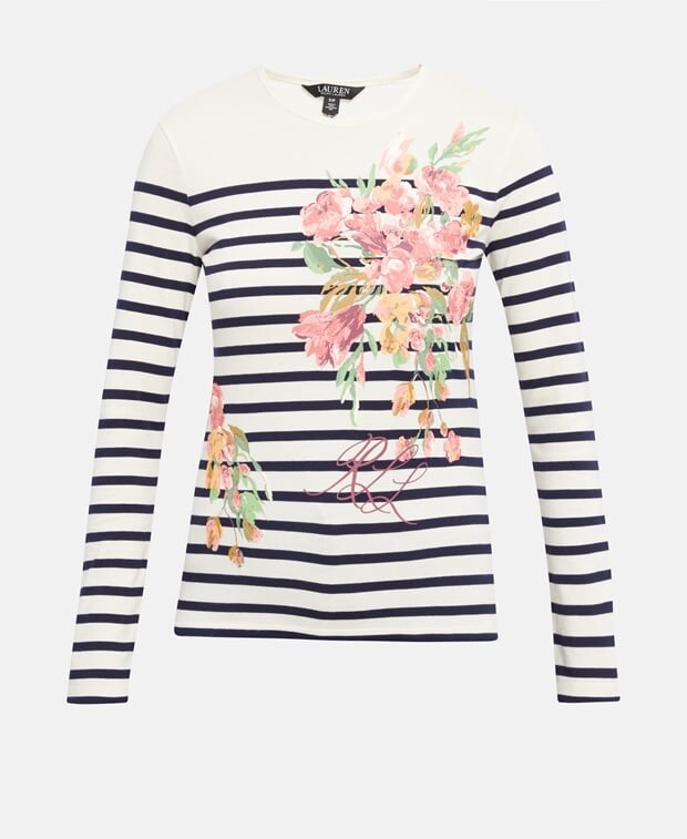 

Топ с длинными рукавами Lauren Ralph Lauren, бежевый