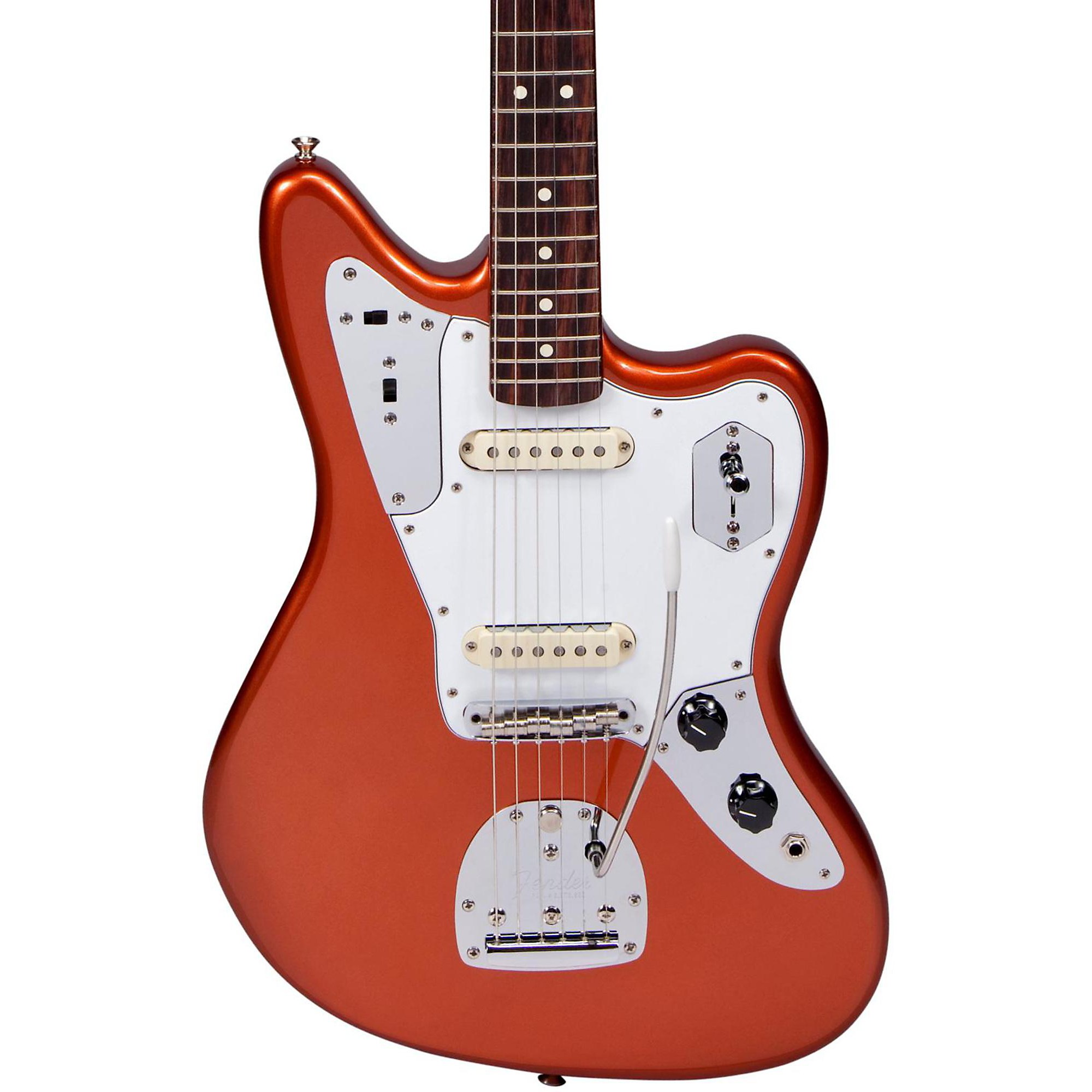 Электрогитара Fender Johnny Marr Jaguar, металлическая накладка на гриф из палисандра KO