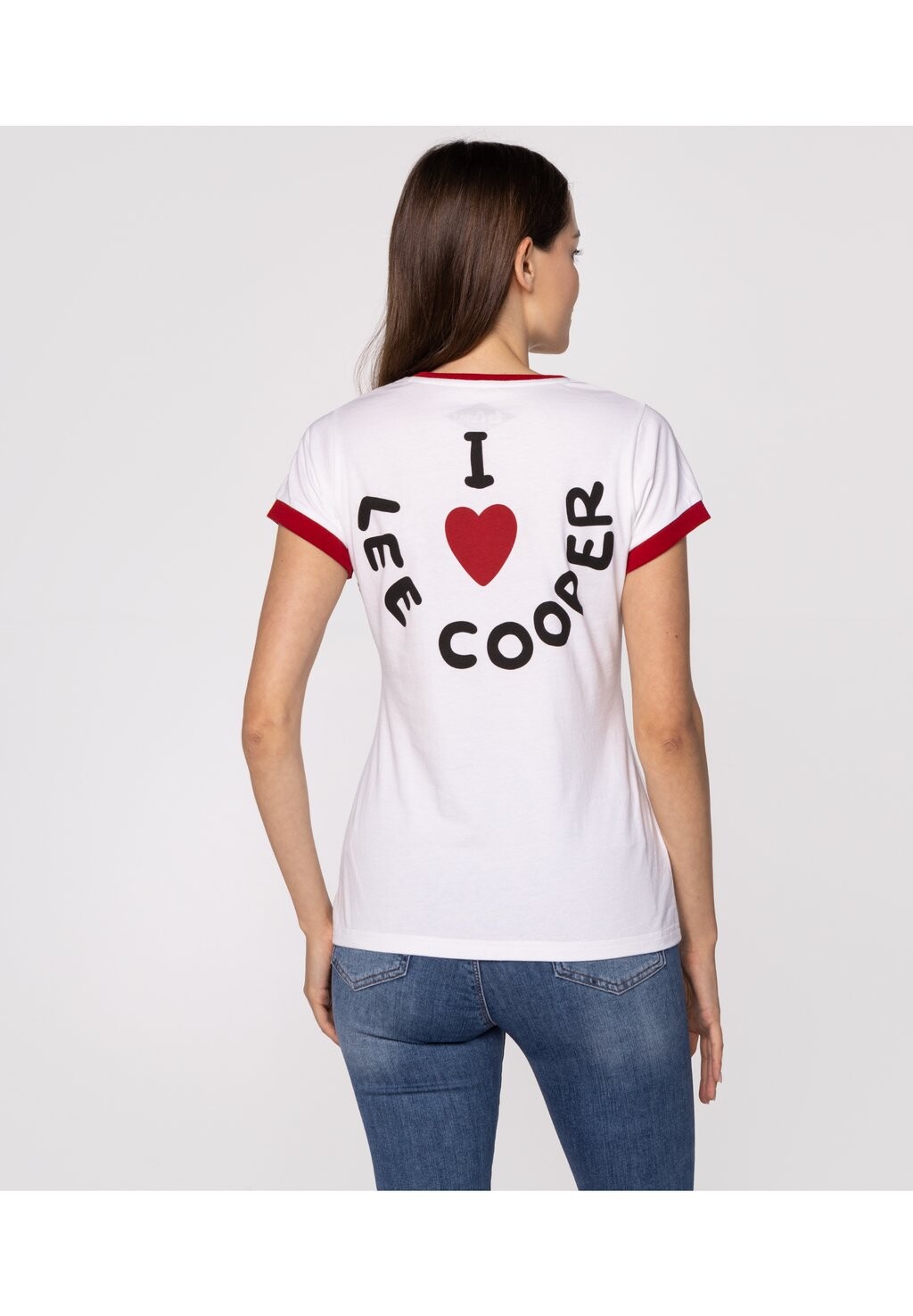 

Футболка с принтом Lee Cooper, белый