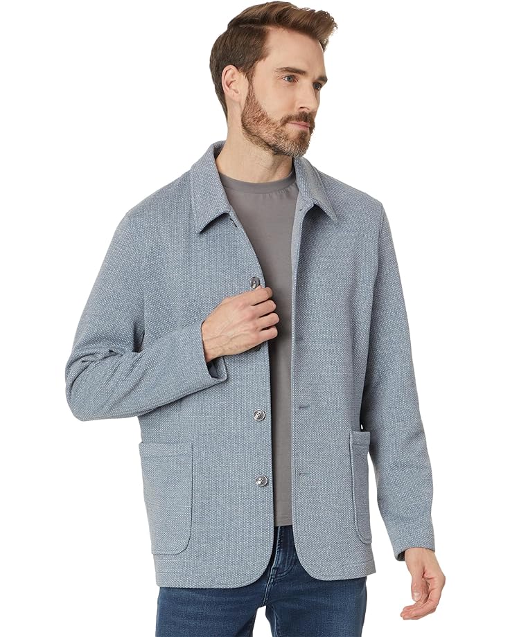 

Блейзер Johnston & Murphy Xcflex Knit Full Button, синий