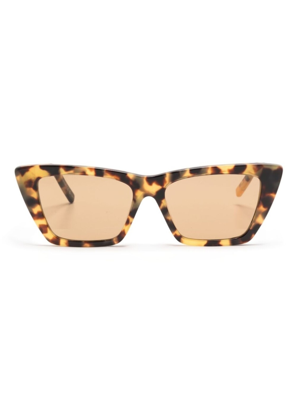

Saint Laurent Eyewear солнцезащитные очки в оправе 'кошачий глаз', коричневый