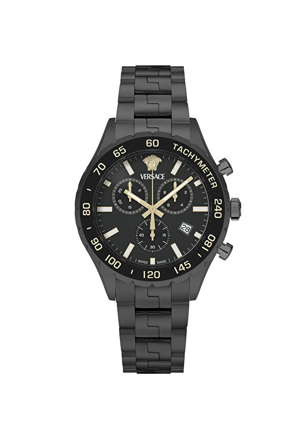 

Vrscvepca0624 стальные мужские наручные часы Versace, черный