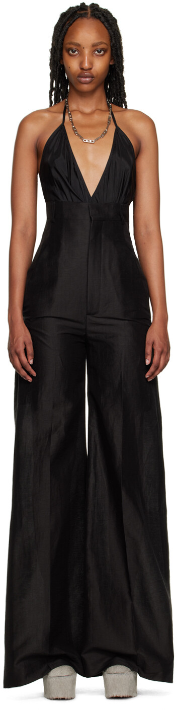 

Черные брюки цвета грязи Rick Owens Cooper, Черный