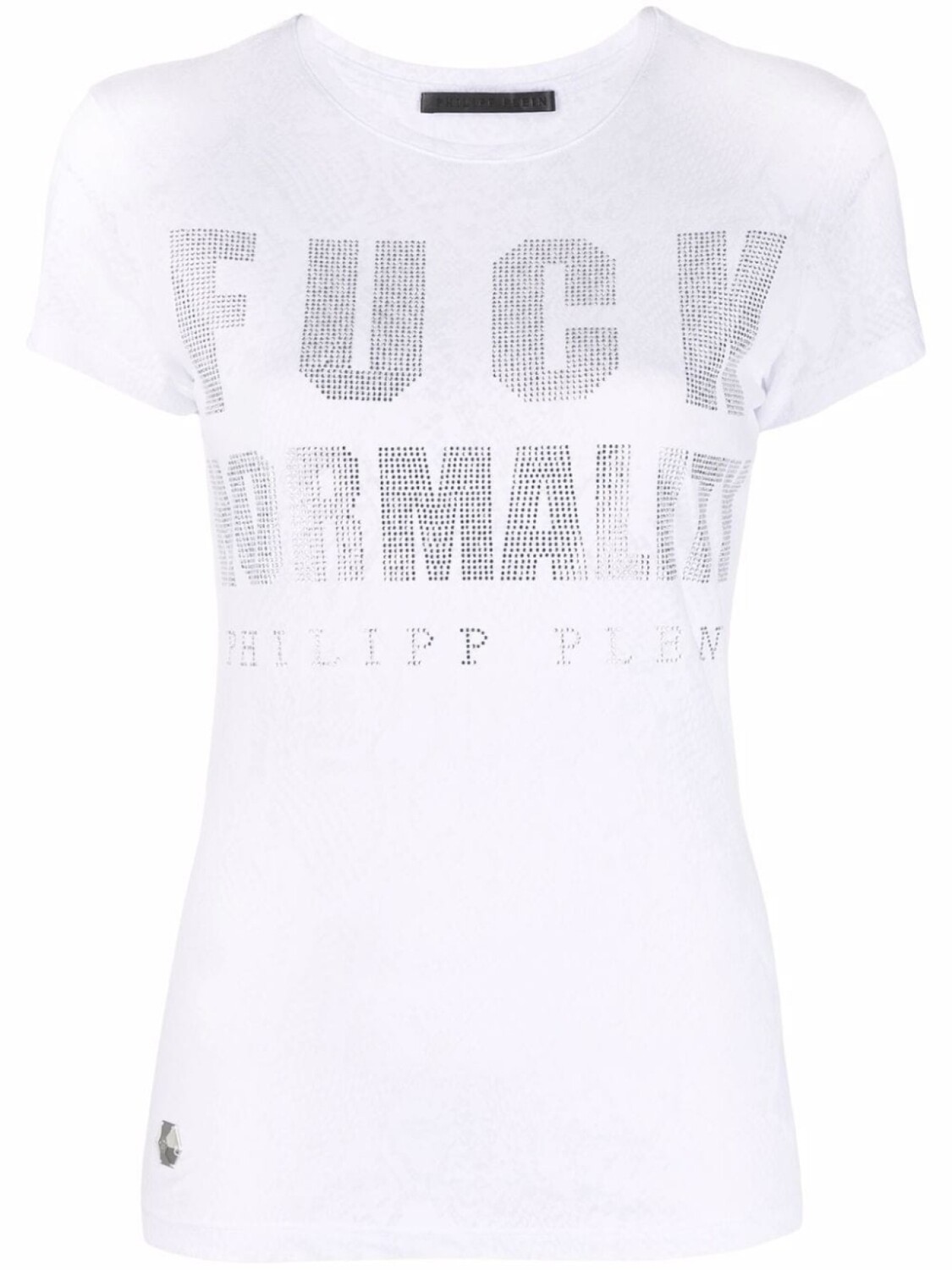 

Philipp Plein футболка с кристаллами, белый
