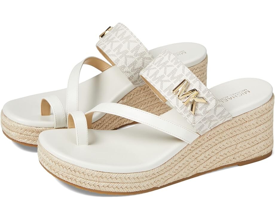 Сандалии MICHAEL Michael Kors Jilly Mid Wedge, цвет Vanilla Multi кроссовки michael michael kors allie stride trainer vanilla multi coloured