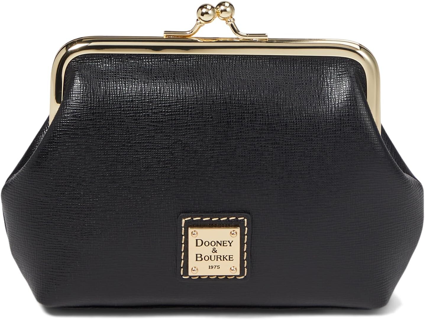 

Большой кошелек в рамке из сафьяновой кожи Dooney & Bourke, черный