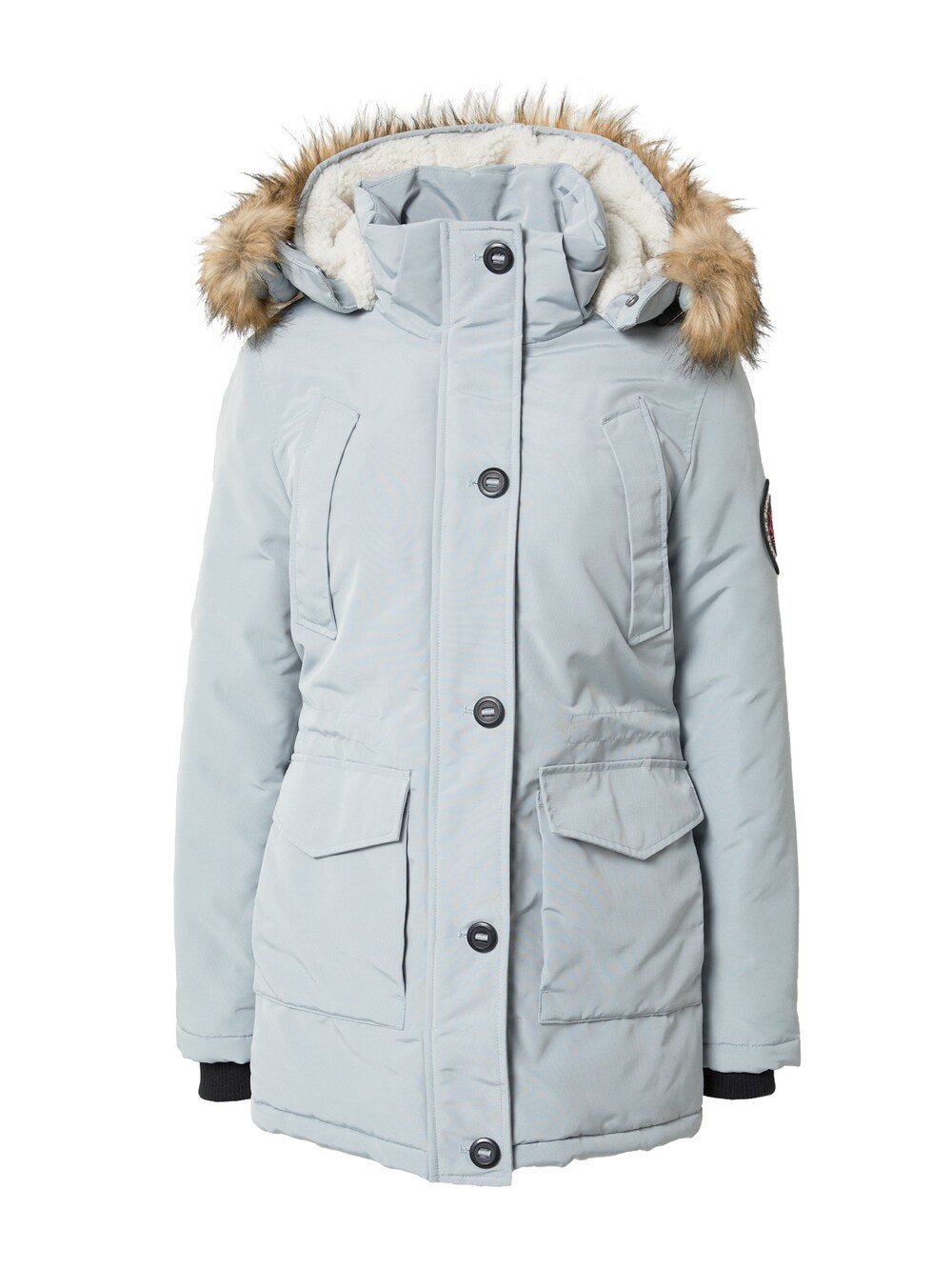 Зимняя <b>парка</b> Superdry Everest, дымчато-серый. 