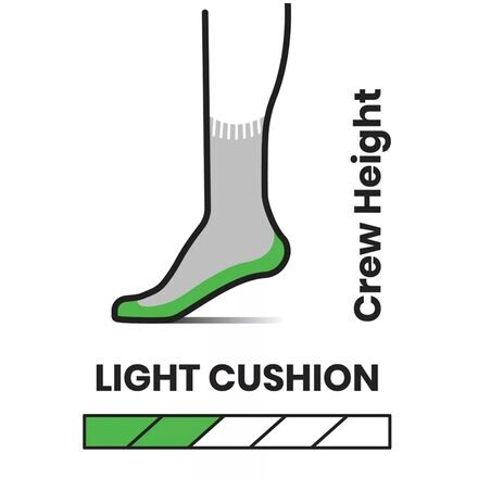 

Носки в полоску Hike Light Cushion — детские Smartwool, цвет Dusty Cedar