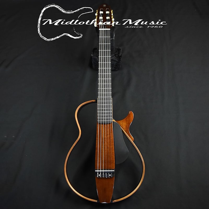 цена Акустическая гитара Yamaha SLG200NW Silent Guitar - Wide Nylon-String - Natural Finish w/Gig Bag