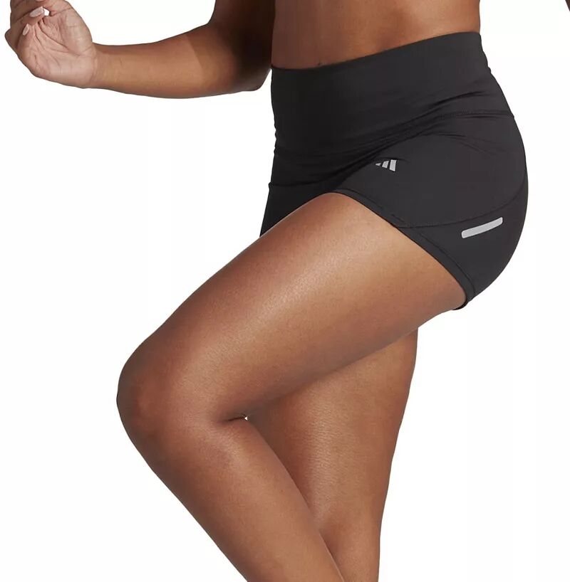 Женские короткие леггинсы для бега Adidas Ultimate, черный