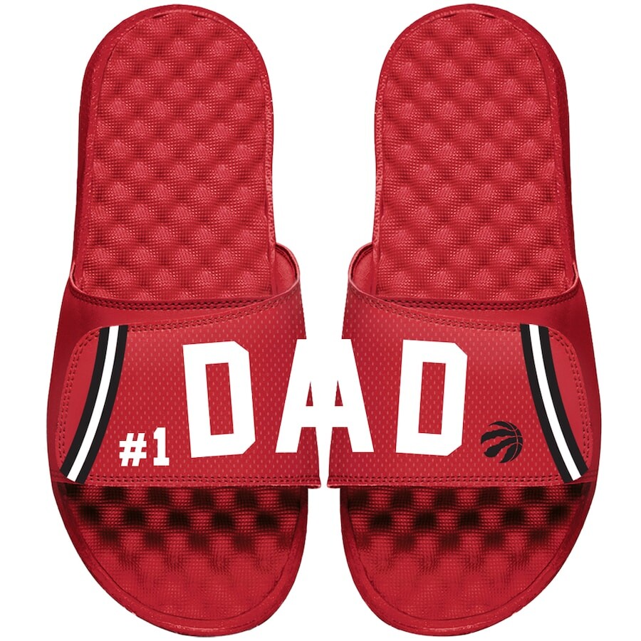 

Шлепанцы ISlide Toronto Raptors, красный
