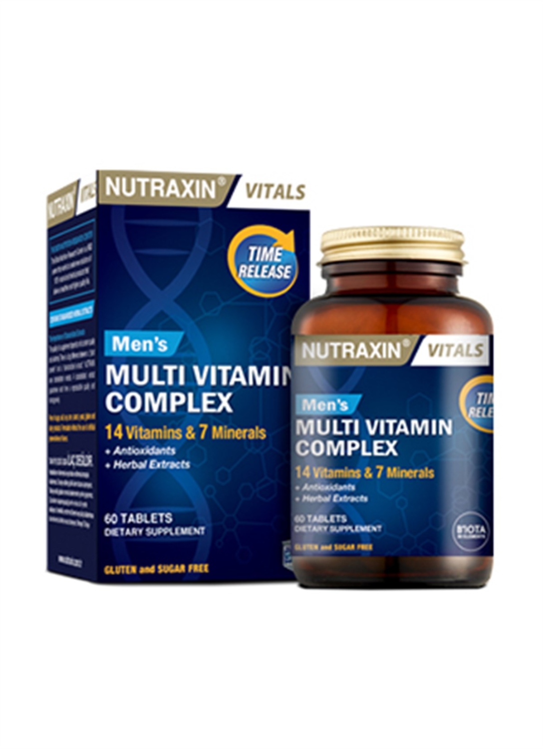 цена Nutraxin Мультивитаминный и минеральный комплекс для мужчин 60 таблеток