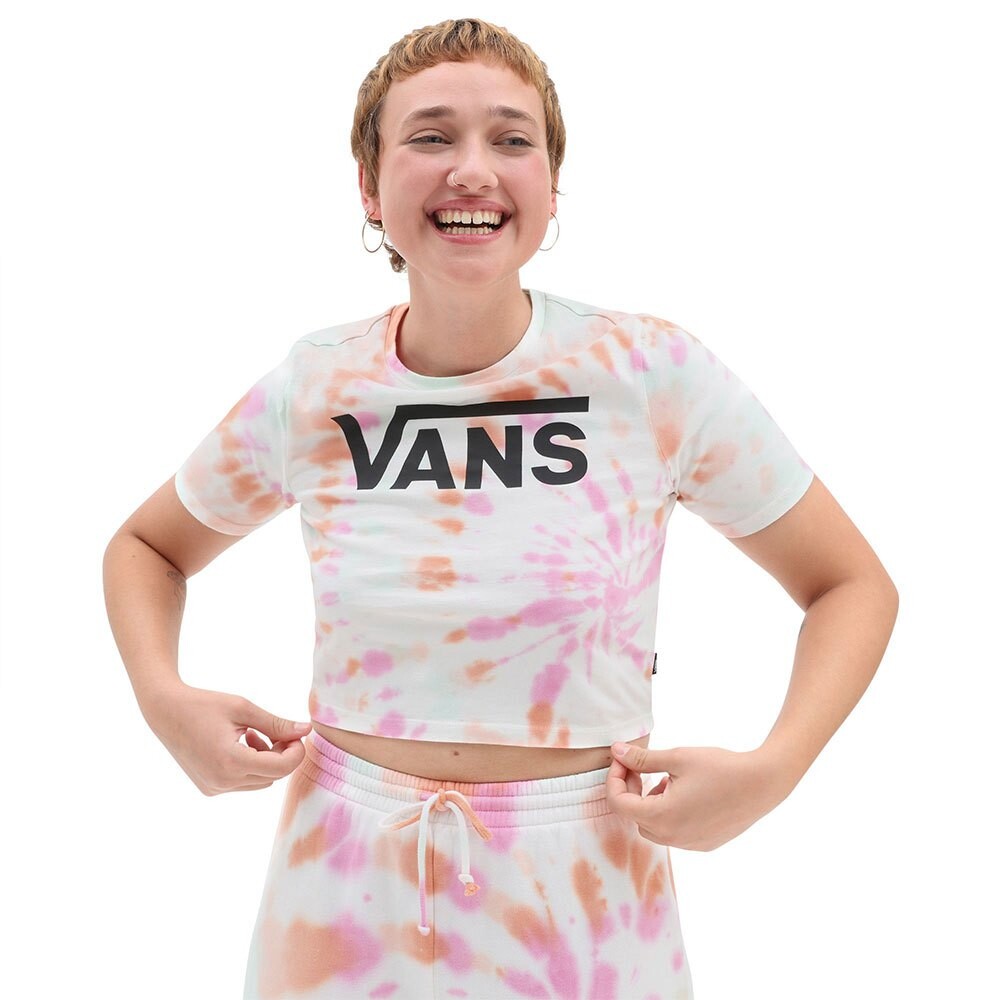 Футболка Vans Resort Wash Crop Crew, розовый