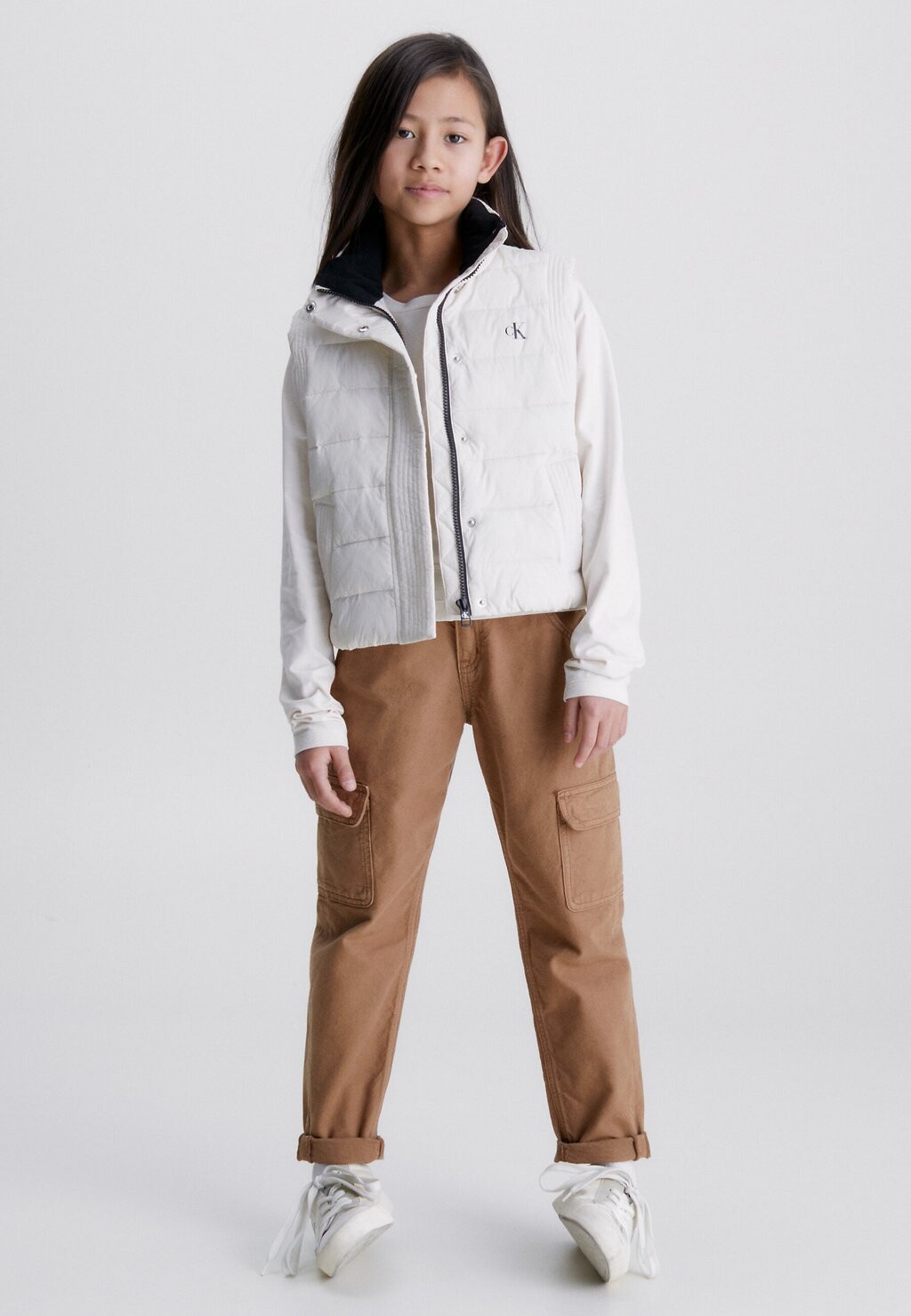 

Брюки карго Barrel Tan Colored Denim Calvin Klein Jeans, цвет tan