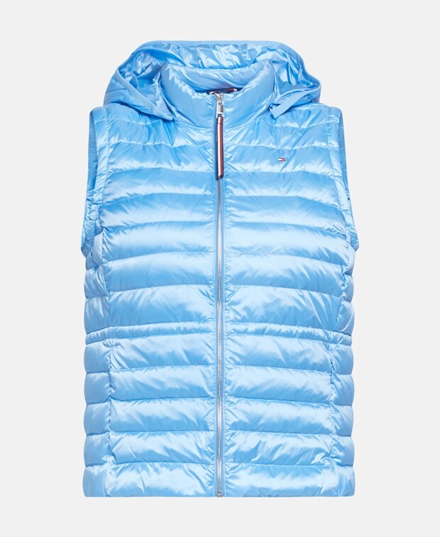 

Мягкий пуховый жилет Tommy Hilfiger Curve, синий