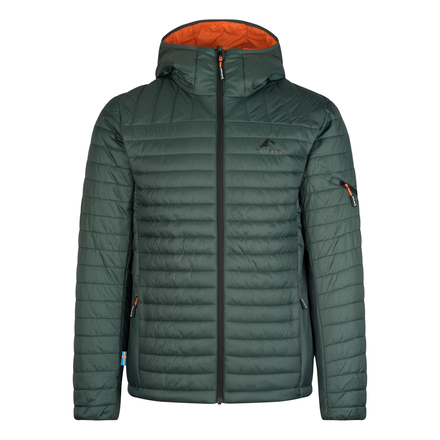 

Куртка Westfjord Winterjacke Hekla, темно-оливковый/черный/оранжевый