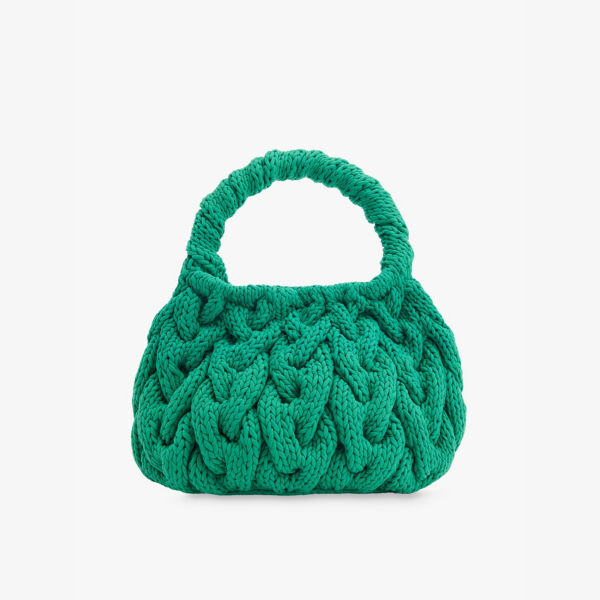 

Сумка с косичной вязкой Jw Anderson, зеленый