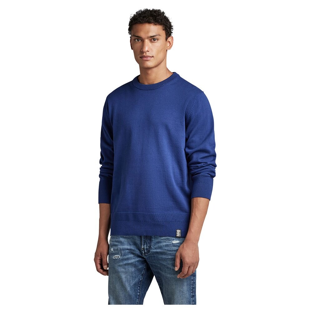 

Свитер G-Star Essential Performance Round Neck, синий