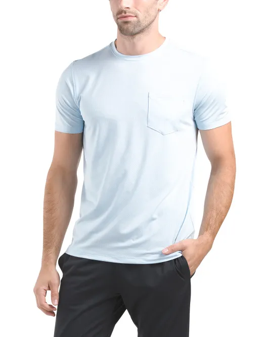 

Футболка Active Performance с карманами Kenneth Cole, цвет Blue Bird