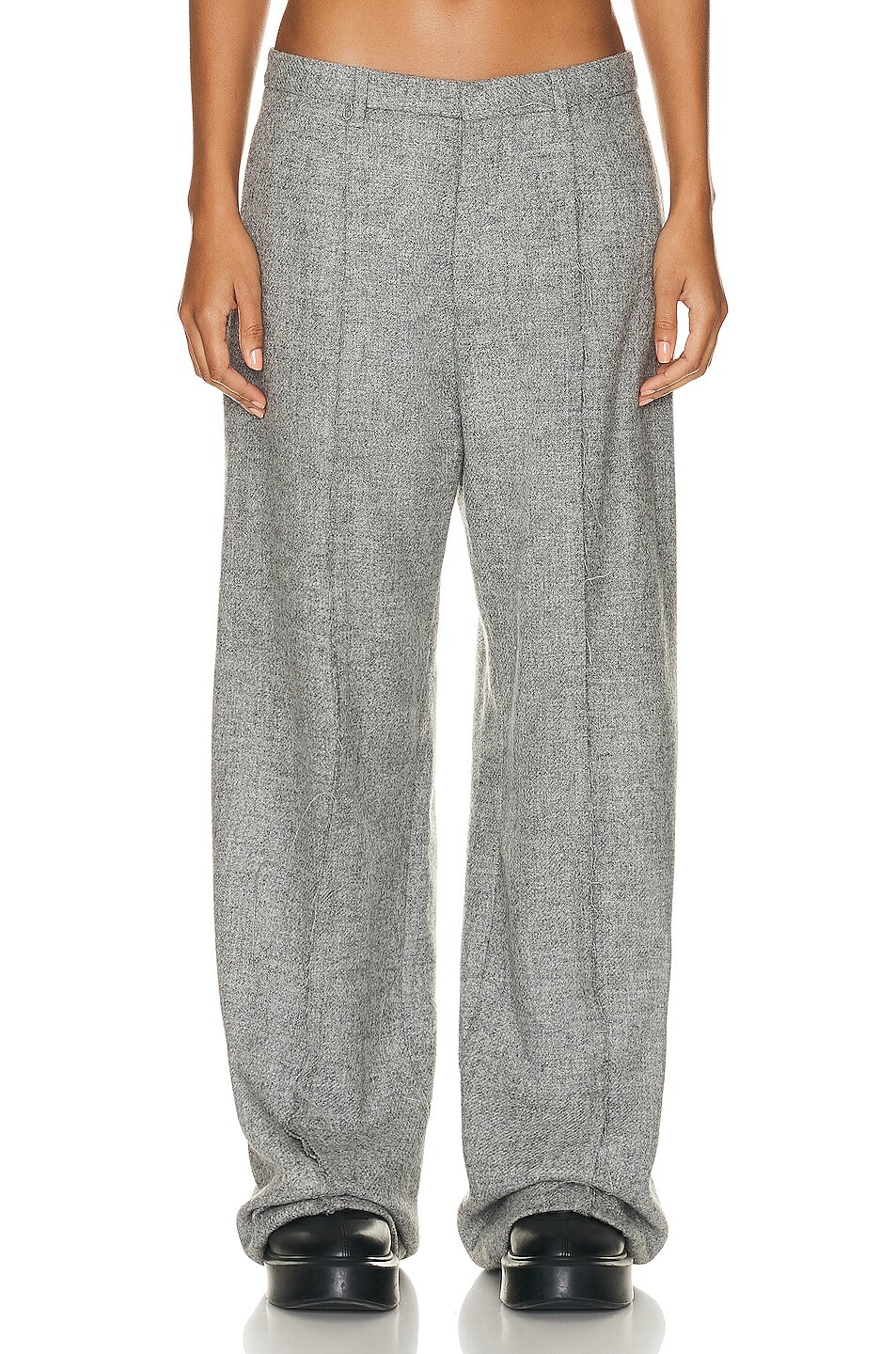 

Брюки R13 Exposed Seam Trouser, цвет Heather Grey