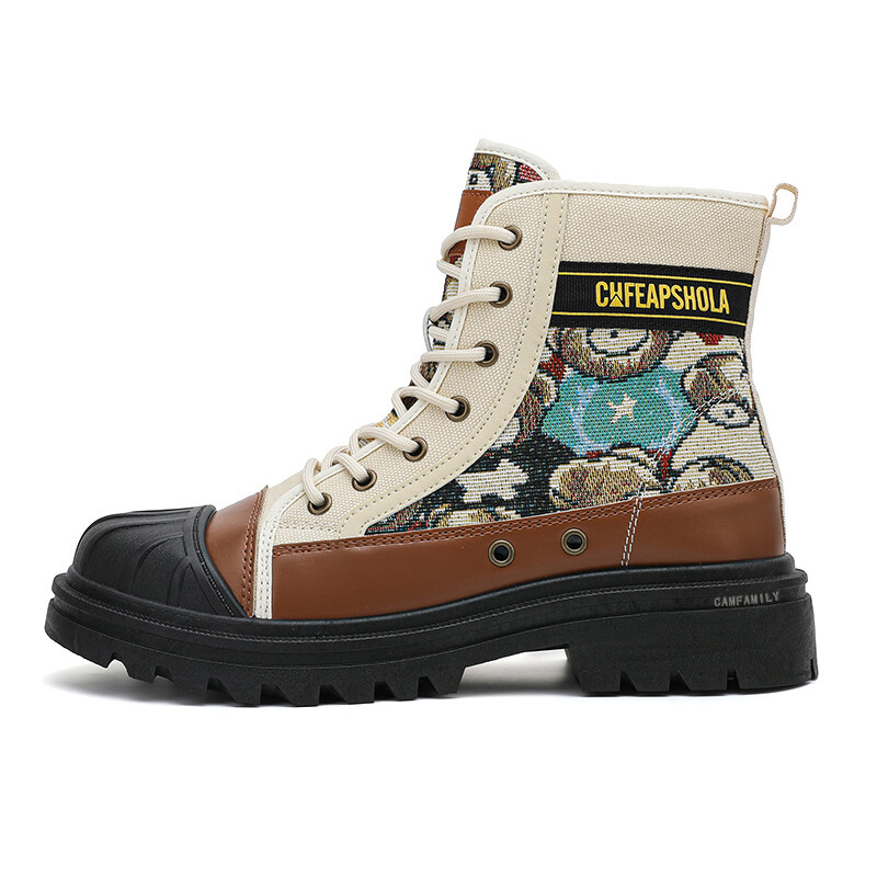

Мужские ботинки Cahhrrn X Martin Boot Men Beige City Camel