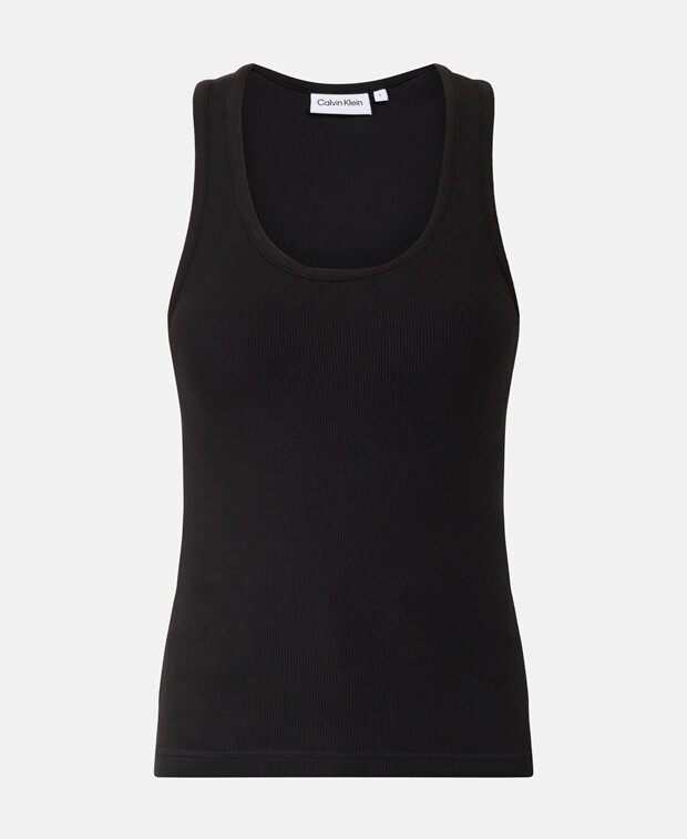 

Топ на тонких бретельках Calvin Klein, икра черная