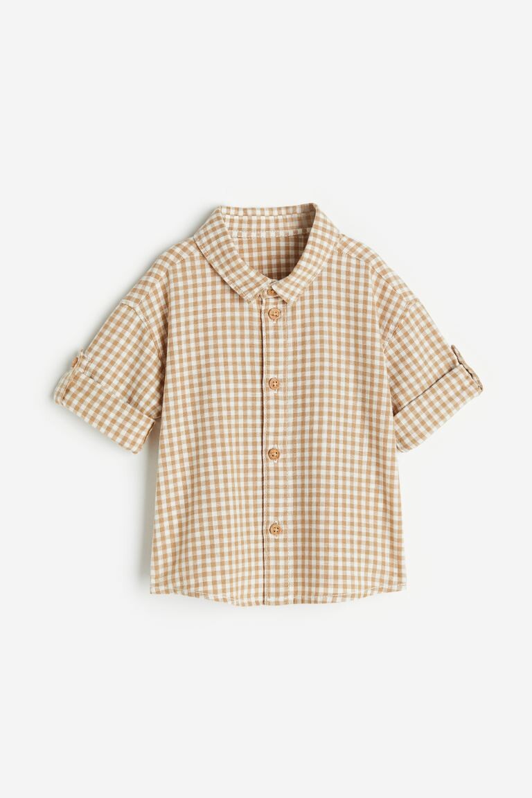 

Хлопчатобумажную рубашку H&M