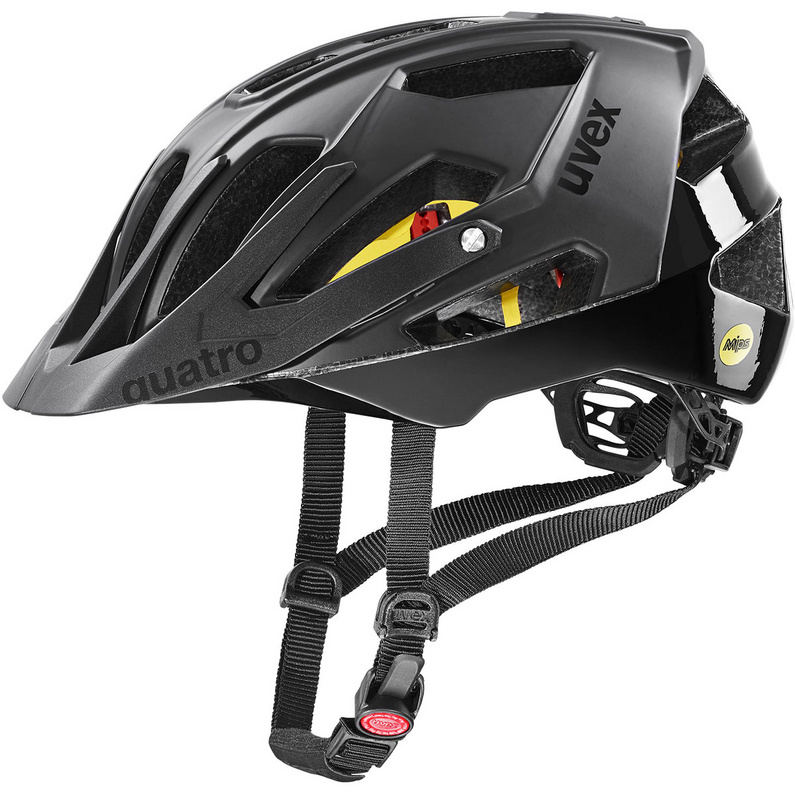 шлем велосипедный uvex i vo cc серый Велосипедный шлем Quatro CC MIPS Uvex, черный