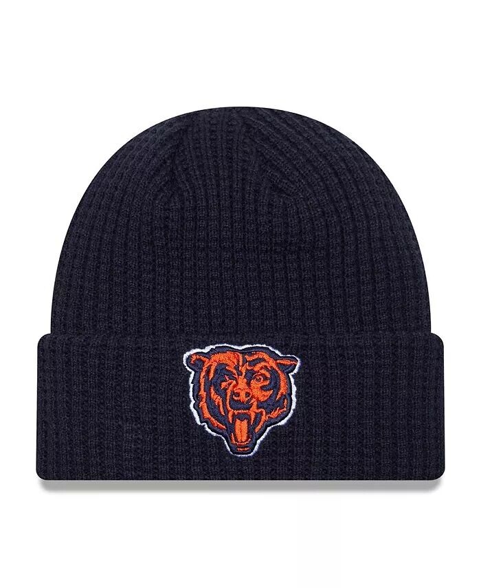 

Мужская темно-синяя вязаная шапка Chicago Bears Prime с манжетами New Era, синий