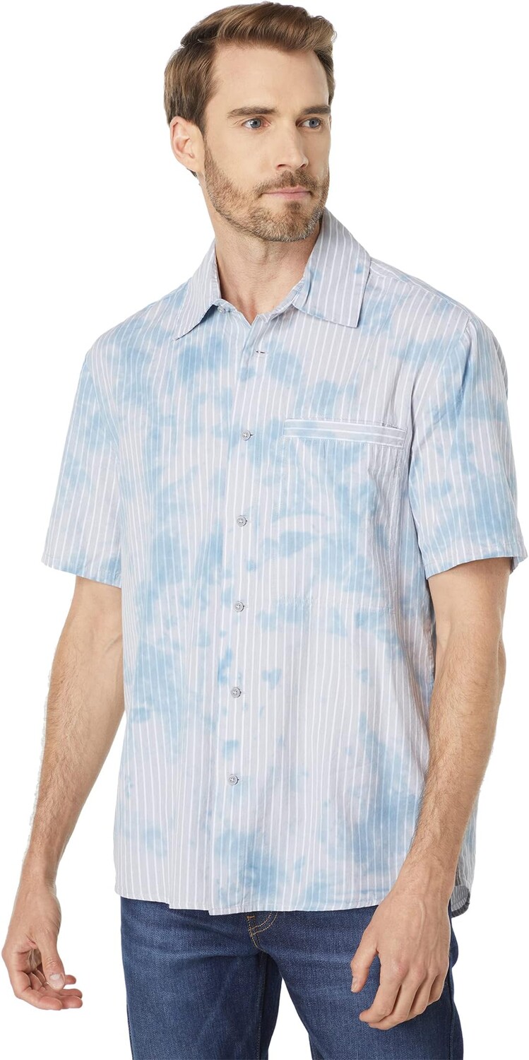 

Рубашка Short Sleeve Button-Up Hudson Jeans, цвет Blue Cove