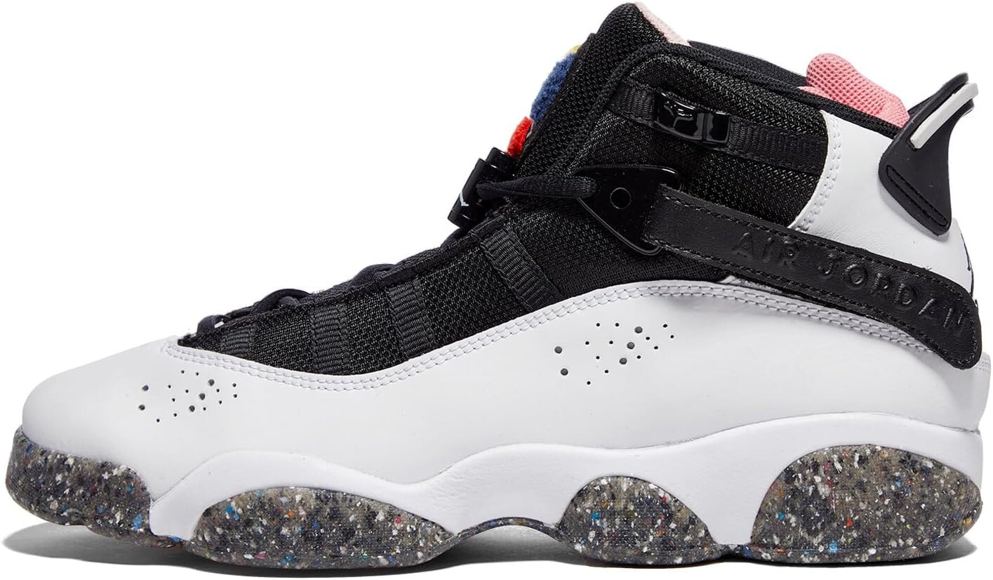 

Кроссовки 6 Rings Jordan, цвет White/Black/Coral Chalk/Picante Red
