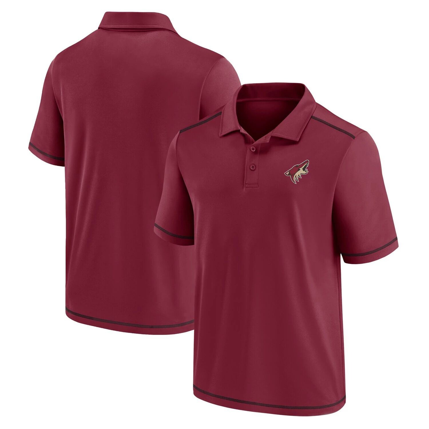 

Мужское поло с логотипом Fanatics Garnet Arizona Coyotes Primary
