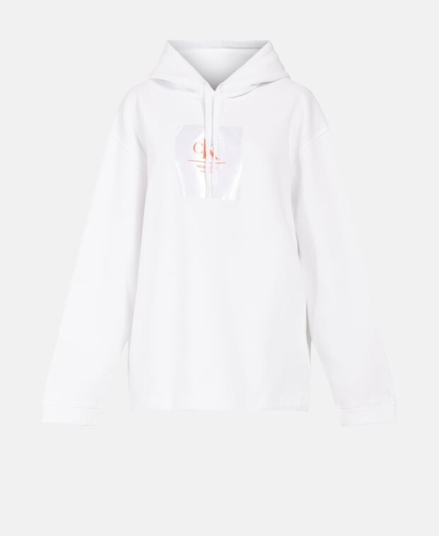 

Толстовка с капюшоном Calvin Klein, белый