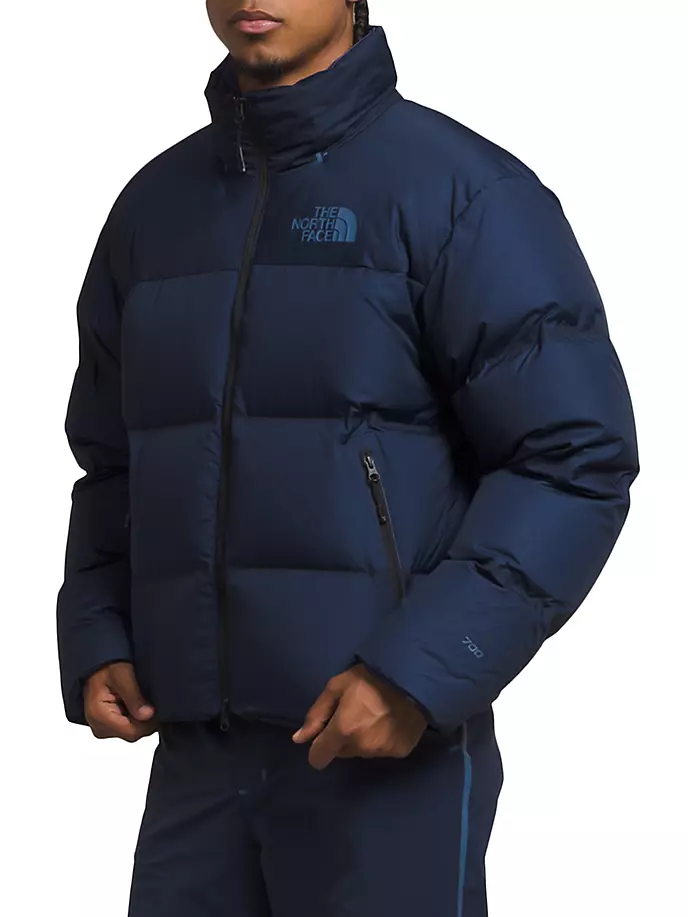 RMST Нупце Пуховик с капюшоном The North Face, синий рюкзак lefrik roll reflective navy