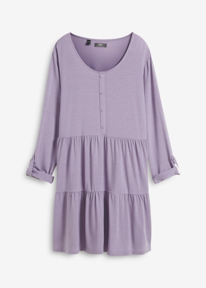 

Рубашка-туника Bpc Bonprix Collection, фиолетовый