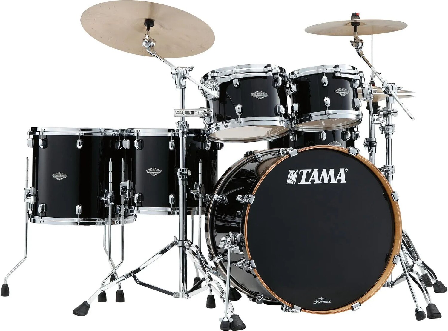

Набор из 5 предметов Tama Starclassic Performer MBS52RZS — черный рояль