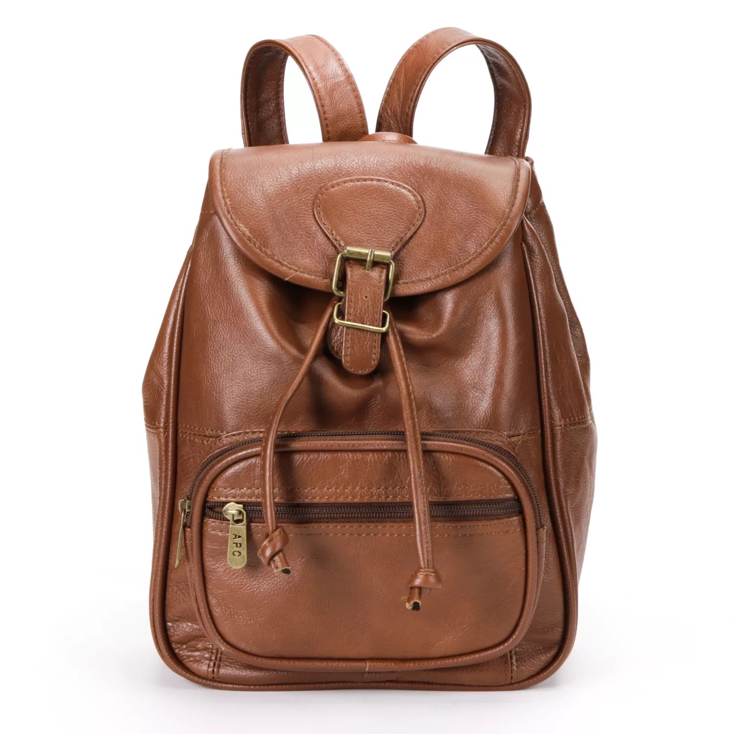 Мини-кожаный рюкзак AmeriLeather AmeriLeather, коричневый