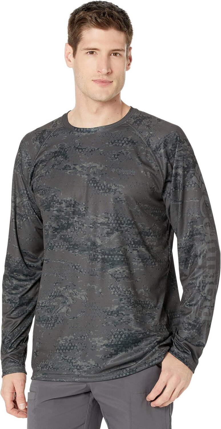 

Рубашка с длинным рукавом Super Terminal Tackle Columbia, цвет Black PFG Camo