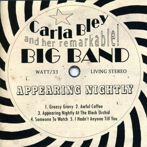 

CD диск Bley, Carla: Appearing Nightly