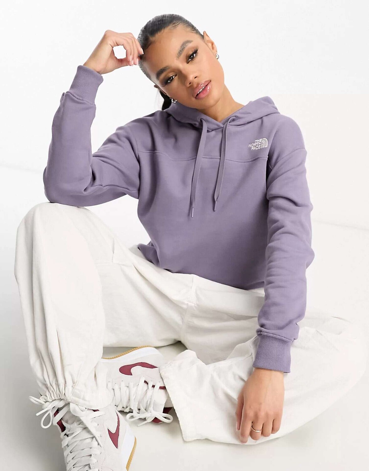 

Флисовая толстовка The North Face Zumu фиолетового цвета, Фиолетовый