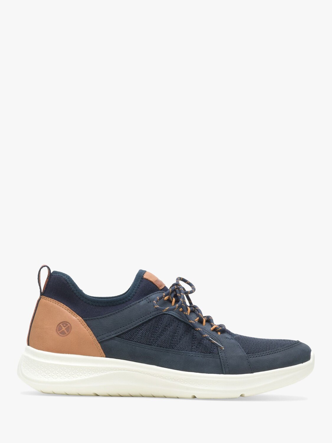 

Кожаные кроссовки на шнуровке Hush Puppies Mason, темно-синие