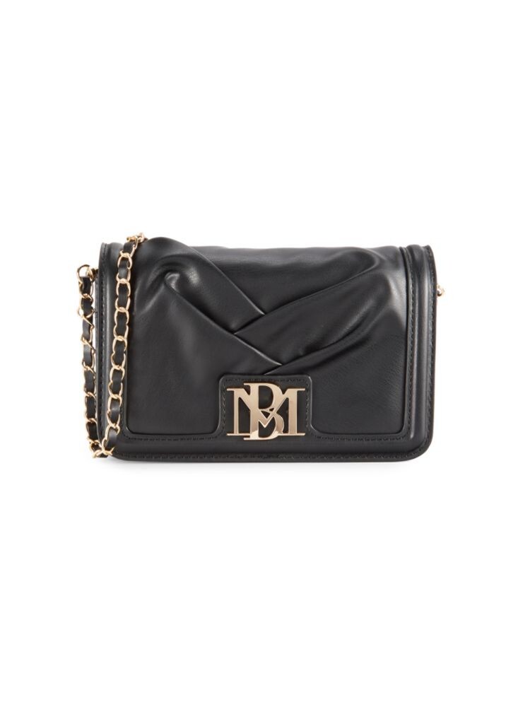 

Плиссированная сумка через плечо Badgley Mischka, черный