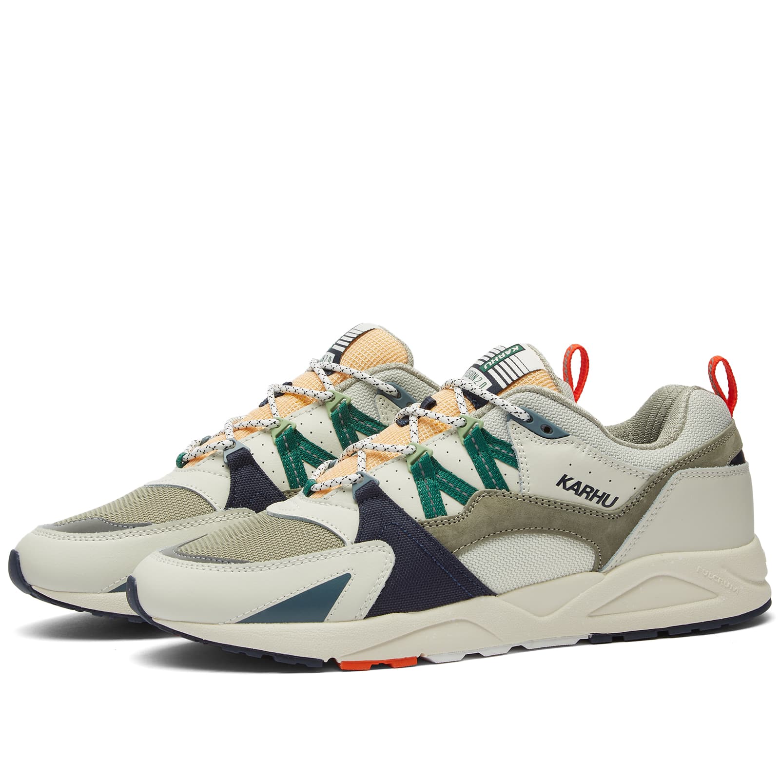 

Кроссовки Karhu Fusion 2.0, цвет Lily White & Foliage Green