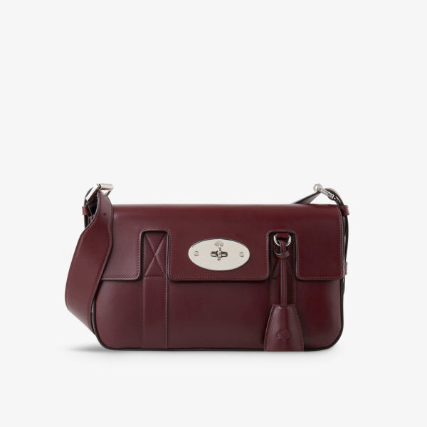 

Сумка через плечо East West Bayswater из зернистой кожи Mulberry, цвет black cherry