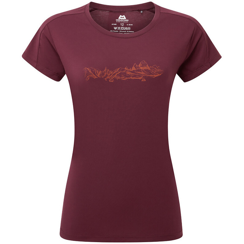 

Женская футболка Headpoint Skyline Mountain Equipment, красный